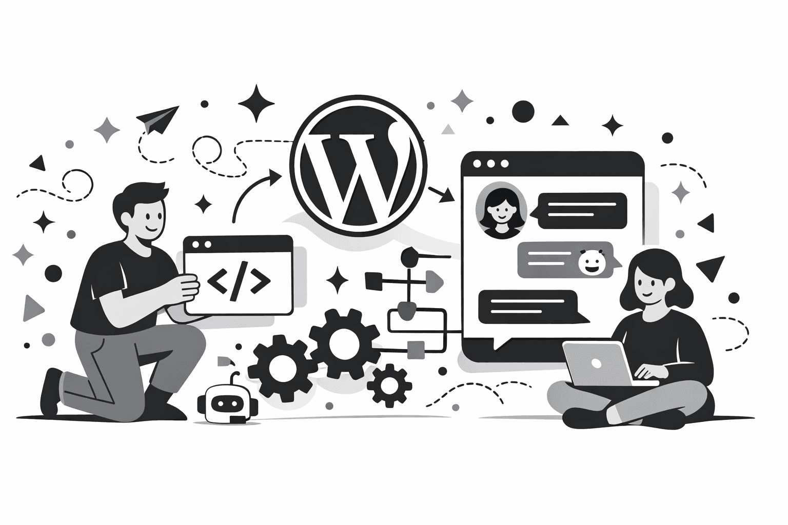 Chat Widget for WordPress (No Plugin Required)